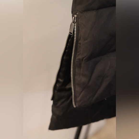 BGBGeneration Black Hooded Puffer Coat with Down Size S - Picture 6 of 9